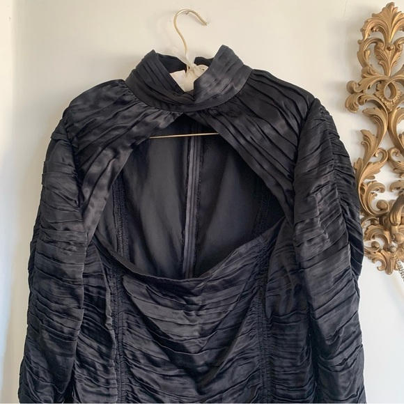 ZARA BLACK DRESS - Picture 8 of 16